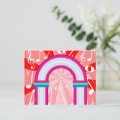 Musical Notes Archway Briefkaart (Staand voorkant)