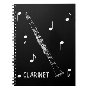 Musical Notes Clarinet Notitieboek