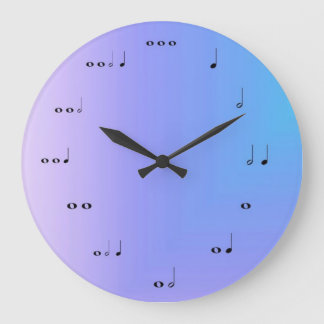 Musical Notes Clock Grote Klok
