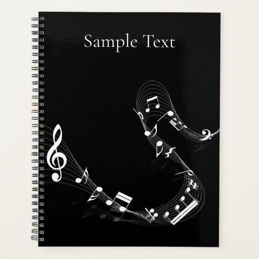 Musical Notes Design Planner (Voorkant)