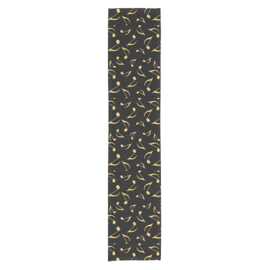Musical Notes Design Table Runner Korte Tafelloper (Voorkant)