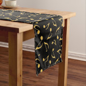 Musical Notes Design Table Runner Korte Tafelloper (Voorbeeld)