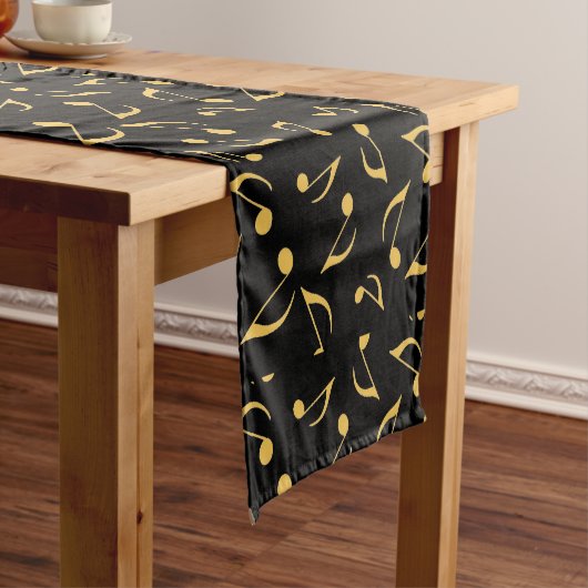 Musical Notes Design Table Runner Korte Tafelloper (Voorbeeld)