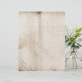 Musical Notes Grunge Letterhead (Staand voorkant)