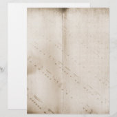 Musical Notes Grunge Letterhead (Voorkant / Achterkant)