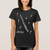 Musical Notes Piccolo T-shirt (Voorkant)