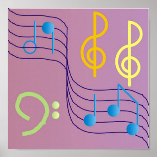 Musical Notes Poster