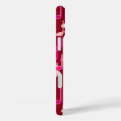 Musical Notes print - burgundy, multi Case-Mate iPhone Case (Achterkant / Rechts)