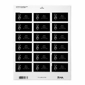** MUSICAL NOTES** RETURN ADDRESS LABELS (Full Sheet)