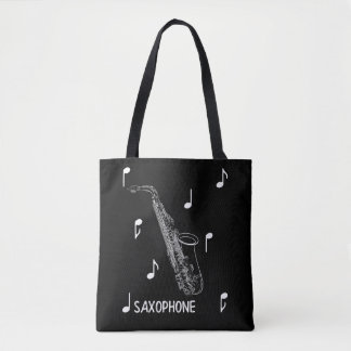 Musical Notes Saxophone Draagtas