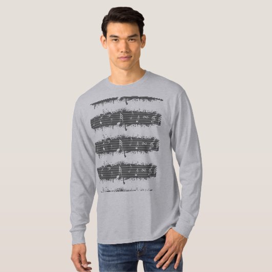 Musical Notes Shirt (Voorkant volledig)