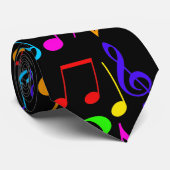 Musical Notes Stropdas (Opgerold)