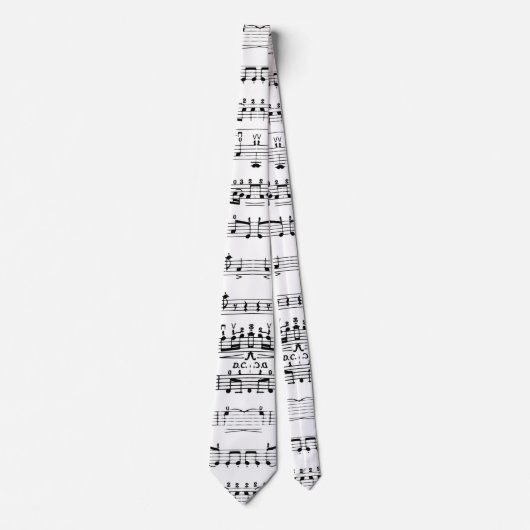Musical Notes Stropdas (Voorkant)