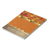 Musical Notes Texture Personalize-it Notitieblok (Gedraaid)