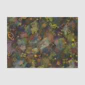 Musical Notes Tissuepapier (Voorkant)