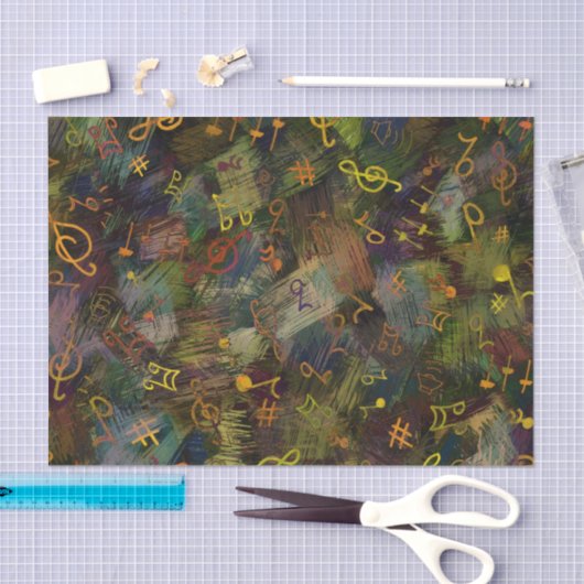 Musical Notes Tissuepapier (Craft)