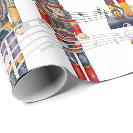 Musical Nutcracker Soldaten die papier pakken (Rol Hoek)