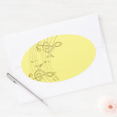 Musical Ovale Sticker (Envelop)