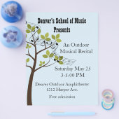 Musical Overweging Custom Flyer (Enkel)