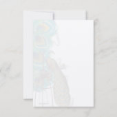 Musical Peacock Bird Cage Merci en plume (Dos)