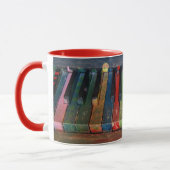 Musical Peint Piano Keys Coffee Mug (Gauche)