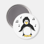 Musical Penguin Magneet (Voorkant / Achterkant)