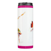 Musical Perches" Hummingbird Print Thermosbeker (Achterkant)