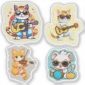 musical pets sticker (Voorkant)