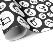 Musical Polka Dots Cadeaupapier (Rol Hoek)
