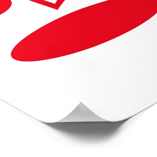 Musical Red Poster (Hoek)