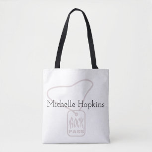 Musical Rock Pass Music Personalized Draagtas