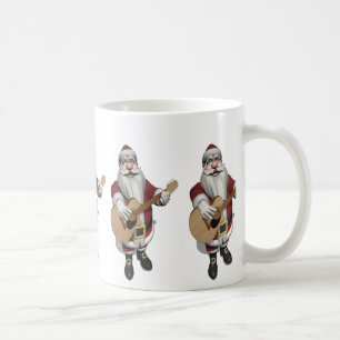 Musical Santa Claus die kerstliedjes speelt Koffiemok