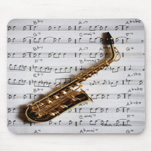 Musical Saxophone Mousepad Muismat