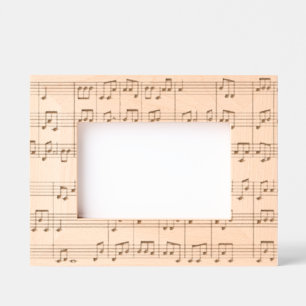 Musical Score Laser geëtst Afbeelding Lijst Gegraveerde Lijstjes