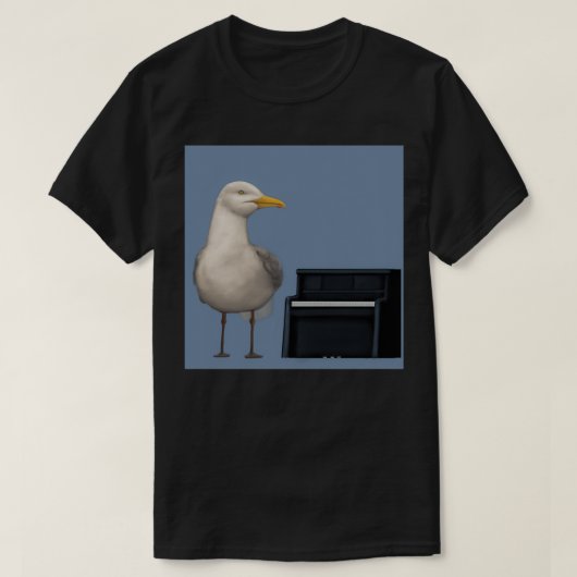 Musical Seagull T-shirt (Design voorkant)