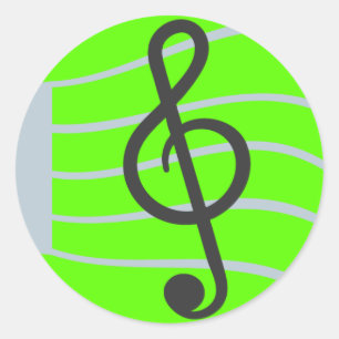 Musical Sheet Emoji Ronde Sticker