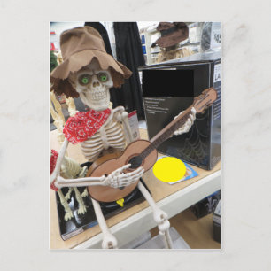 Musical Skeleton Briefkaart