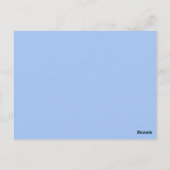 Musical Snow People briefkaart (Achterkant)