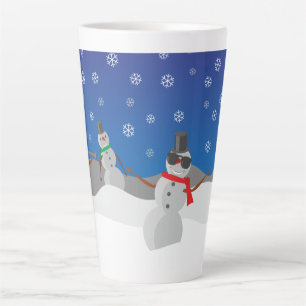 Musical Snowmen Latte Mok