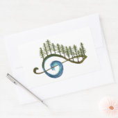 Musical Sol Key Symbol Sticker (Envelop)