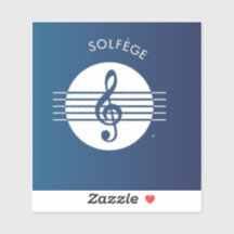 Musical Solfege Symbool stickers