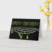 Musical Thapy Birthday Card - Green Kaart (Gele Bloem)