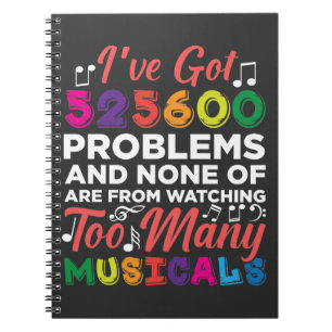 Musical Theater Problemen Broadway Singer-acteurs Notitieboek