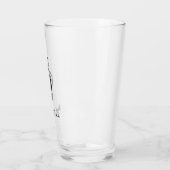 Musical Treble Clef Black White Glas (Links)