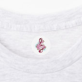 Musical treble clef notes with Sakura flowers Labels (Aangebracht)