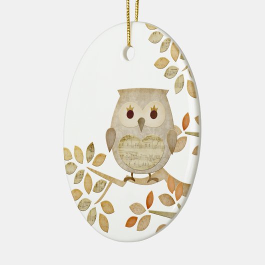 Musical Tree Owl Ornament (Links)