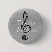 Musical Trouble Maker Pin back Button (Voorkant)
