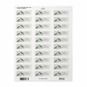 Musical Wood Texture Birds Labels (Full Sheet)
