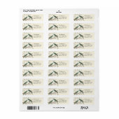 Musical Wood Texture  Birds Labels (Full Sheet)