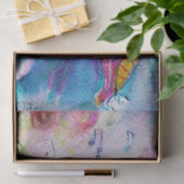 MUSICALE ROZE CLOWN MET UIL TISSUEPAPIER (Geschenk)